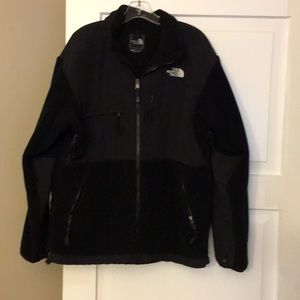 North face Black fleece jacket